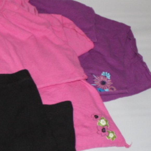 3 for $15 lot girls short sleeve tops & Legging - Picture 8 of 12